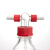GL45螺口洗气瓶气体洗瓶缓冲瓶密封耐腐250/500/1000ml安全瓶 5000ml PPT盖 整套