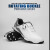 高尔夫（GOLF）高尔夫球鞋男士旋钮鞋带固定钉鞋男鞋进口超纤皮运动防水鞋 白灰白灰鞋底 39
