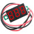 0.28寸0.36寸两线三线电压表数字直流表头可变精度元件电量显示器 0.36寸电压表头(2线红色