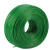 钰启隆 绿色包塑钢丝绳 抗拉带胶皮晾衣绳 绿色防锈涂漆钢丝绳 单位：卷 φ4mm*50米 
