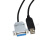 USB转DB15孔 母头 蠕动泵RS485串口通讯电缆 控制线 1.8m