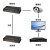 威普达2/4/8/16/32路纯视频光端机单模单纤桌面机架式模拟视频光 16路纯视频光端机_桌面式20公里