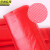 京洲实邦 红色24*36cm/100只 加厚透明手提式背心袋一次性外卖打包方便袋JZSB-HKHF01