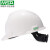 梅思安（MSA）标准型安全帽 PE帽壳 超爱戴帽衬 针织吸汗带 D型下颏带 10172901白色 