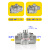 RDPC气控脉冲阀除尘DMF T 25直通气控阀气动控制 气控直角：DMFZQ40S15寸