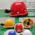 康涂宝带灯的安全帽带灯头盔充电工地帽矿工帽龙安全帽灯LED头盔灯 C-X2灯+三筋反光红帽+充电器
