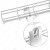 沃数 网格桥架 BXD50 304不锈钢网状线槽地装支架 1个 用于宽50mm钢丝网架地面或机柜顶部安装