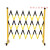 隐阳工匠玻璃钢伸缩管式围栏电力安施工围挡可移动护栏 高12*35米黄黑色加厚国标