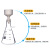 抽滤装置250ml500ml1000ml布氏漏斗套装减小抽滤瓶内的压强物理实 (中速)定性滤纸7cm