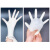 久匀 一次性手套 实验室医院检查手套 10-144一次性乳胶手套100只 L