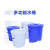 大水桶 大号加厚塑料圆桶超大容量水桶储水级酿酒发酵带盖胶桶JYH 升级加厚60L 白带盖(装112斤水)