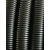 定制适用黑色PVC防火阻燃塑料波纹管电线电缆穿线软管电工绝缘套管可开口 国标AD40-50米（加厚型） 外径40内径32m
