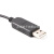 FT232RL USB转RS485 3P WE 三芯脱皮串口线DATA+ DATA- GN 黑色USB盒 1.8m