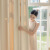 阿黎棉麻奶油色窗帘日式客厅卧室高遮光隔热防晒挂钩 宽2.0米*高2.2米