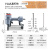 冰禹 气钉枪 钢钉直钉枪木工装修码钉气动枪 T50A直钉枪+钉2800发+9米弹簧气管 BYS-320