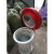 学校幼儿园大号蘑菇垃圾桶户外可爱卡通垃圾桶玻璃钢垃圾桶 三孔蘑菇红色不包邮