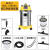洁baBF501吸尘器洗车用强力大功率吸水机大吸力商用30升1500W BF501B黄色汽保2.5米（小管） （洗车爆款）
