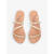 Ancient Greek Sandals 618女士APLIPOLYTIMI串珠精饰皮质凉鞋 WINTER WHT 36 EU