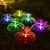 幻色太阳能水母烟花灯庭院装饰led七彩光纤灯流星雨氛围节日灯