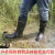 防蛇咬专用靴男士高筒雨鞋户外探险垂钓胶鞋工地长筒滑耐磨橡胶鞋 黑色 VIKing高筒靴 46