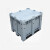塑料卡板箱特大号工具箱叉车塑料物流箱超大箱式塑料托盘 蜂窝板折叠循环储物汽配箱 蓝色盖子