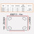 傅帝 脚轮中型尼龙白色轻音平板车手推车拖车轮子 4寸单轮+轴承 FA-44