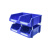 和一可塑 塑料仓库收纳物料零件盒（250*155*110mm）A2蓝色 单位：个