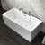 山头林村浴缸家用直角无缝对接独立式薄边浴缸欧式亚克力一体家用的空缸+ 空缸+五件-套+彩灯泡泡浴 1.4m