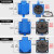 威浦工业连接器TYP131欧式插头插座1601双用单相T型多功能座 TYP1609C多功能插座