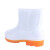 谋福（CNMF）白色卫生鞋靴 劳保防护雨鞋 白色雨靴 46 