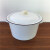 大水桶白色搪瓷桶 耐酸碱 缸水桶 米桶 茶桶实验室化式通用桶 40厘米特厚带铜水笼头水桶