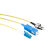 定制单模芯单光纤lc尾纤09mm电信级单头跳线scfc光纤线光纤室外线线 LC 黄色 1m