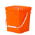加厚级方形塑料桶10斤5L升密封桶方形带盖酱料桶油漆桶空桶 35L正方形白色非级