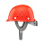 林盾玻璃钢安全帽 V型玻璃钢盔 红色 1顶