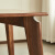 弗尔迪克 实木餐桌 北美黑胡桃木餐桌椅组合全实木长方形现代简约北欧风格 1.6米桌+4把空念餐椅