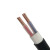郑网 YJV22铜芯钢带电力电缆单多芯阻燃 国标 2*185*2 20米