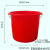 加厚塑料水桶大号保洁清洁桶多规格家用圆形手提抗摔红水桶学生桶 大号红水桶【1个无盖加厚直径37.5】