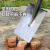 平头铁锹锰钢方铁锨雪铲清雪挖土挖树种植工具农用铁铲子 高硬度加厚平头挖树锹头+1.4米