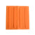 盲道砖橡胶 pvc安全盲道板 防滑导向地贴 30cm盲人指路砖 (底部实心)25*25CM橘黄点状
