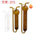 吸收棕色U型多孔玻板吸收瓶10/25/50/75/100/125ml多孔玻板吸收管 棕色250ml