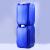 万普盾 堆码桶 【蓝色30L】 加厚塑料桶实验室化工桶消毒废液桶耐酸碱桶方形密封桶储水桶