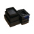 塑料防静电托盘长方形方盘加厚元件盒物料盒零件盒工具周转箱黑色 28号方盘 600*415*50