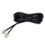 弹簧线PU伸缩螺旋线缆国标铜芯电缆线黑色电源线 白色2芯20米