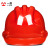 一盾免费印字 一盾国标加厚安全帽工地男领导建筑工程施工透气头盔定制logo印字 红色三筋透气ABS