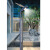 TOWOHO  TYNZ3050 庭院户外灯铝型材景观灯柱 花园小区路灯 铝材不生锈太阳能路灯 50W 3米高 深灰色灯杆 白光+侧面蓝光