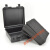 手提式设备塑料箱仪器箱安全防护箱防震单反相机箱防水工具箱 2838H黑色箱+海绵