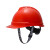 梅思安ABS豪华型安全帽超爱戴帽衬红色针织布吸汗带D型下颏带1顶可定制