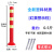 奈运 塑料警示柱反光柱 73cm全新料黄膜+螺丝弹力柱停车桩交通设施路障锥防撞柱隔离桩护栏停车桩