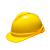 THOVER定制帽工地国标防晒帽玻璃钢头盔施工男士员生产工作帽子定制 盔式玻钢型透气款-黄色