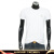 范思哲（VERSACE）烫金美杜莎男士纯色简修身短袖T恤 AUU01005 A232741 白色 A1001 M
